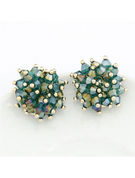 RAT2776 - Aksesoris Anting Crystal Flower