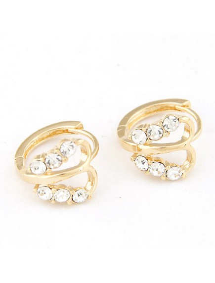 RAT4708 - Aksesoris Anting Ring Diamond