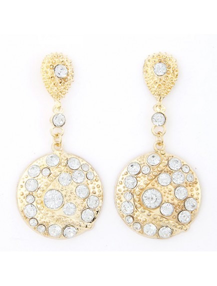 RAT5164 - Aksesoris Anting Round Diamond