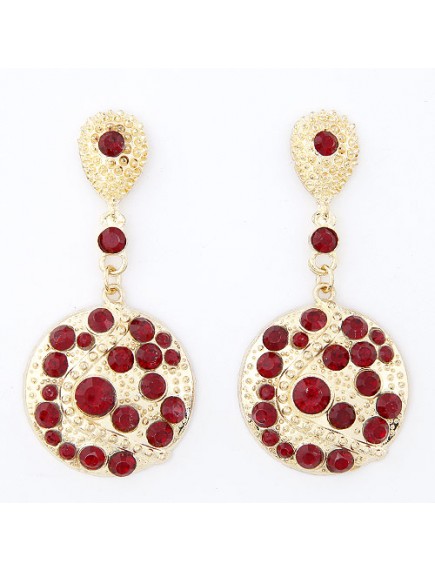 RAT5166 - Aksesoris Anting Round Diamond