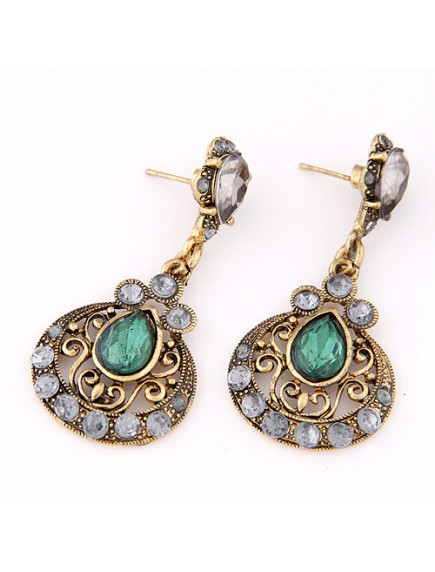 RAT5439 - Aksesoris Anting Retro Gemstone