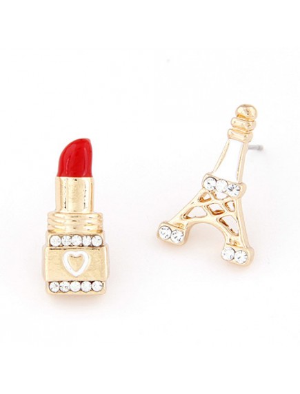 RAT5503 - Aksesoris Anting Lipstik Paris