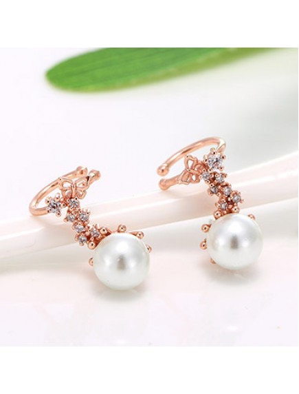 RAT6456 - Aksesoris Anting Bow Mutiara