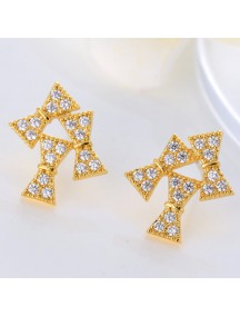 RAT6554 - Aksesoris Anting Bow Zircon