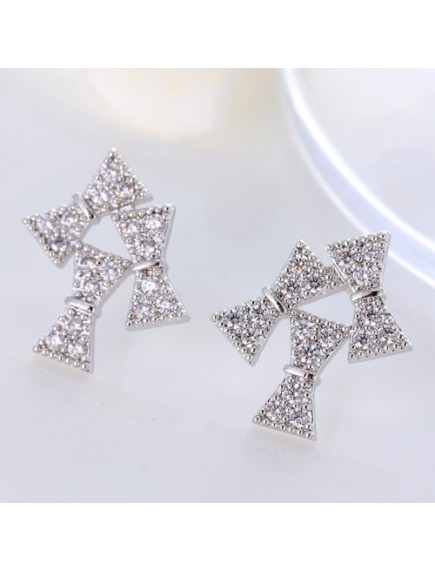 RAT6555 - Aksesoris Anting Bow Zircon