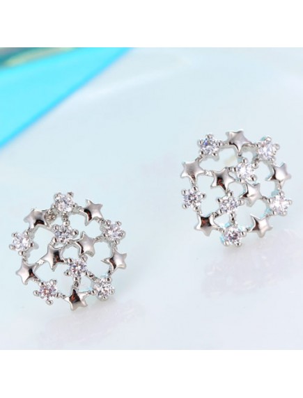 RAT6558 - Aksesoris Anting Ball Star Zircon