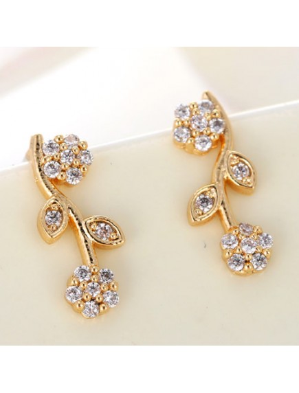 RAT6560 - Aksesoris Anting Bunga Zircon