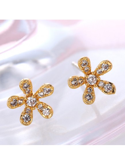 RAT6563 - Aksesoris Anting Bunga Zircon