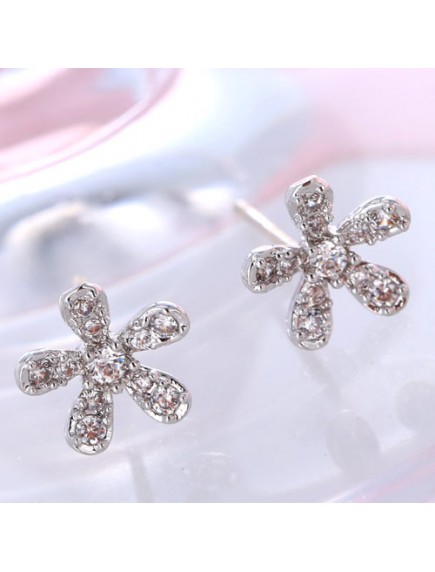 RAT6564 - Aksesoris Anting Bunga Zircon