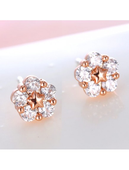 RAT6592 - Aksesoris Anting Star Zircon