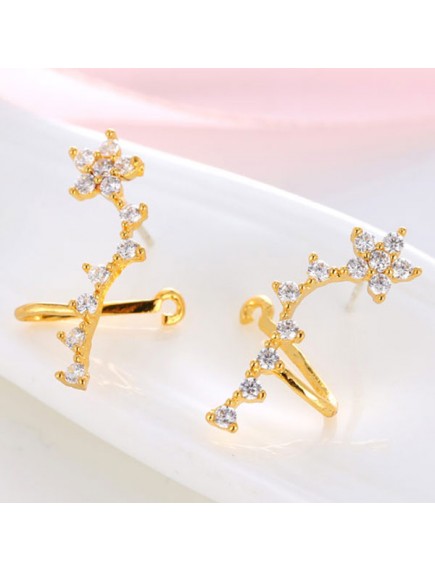 RAT7636.3 - Aksesoris Anting Clip Star Zircon