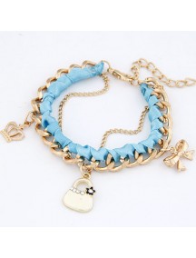 RGB3383 - Aksesoris Gelang Bag Crown Bow