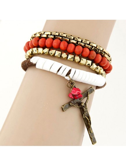 RGB4029 - Aksesoris Gelang Multi Cross J