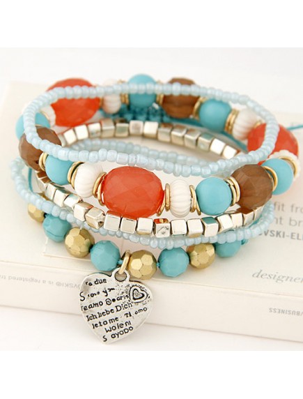 RGB4037 - AKsesoris Gelang Multi Love 