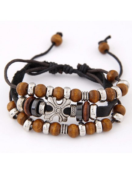 RGB4475 - Aksesoris Gelang Ethnic Multilayer