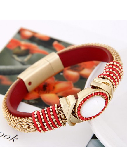 RGB4543 - Aksesoris Gelang Bohemian Metal Magnet