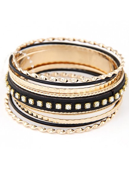 RGB4749 - Aksesoris Gelang Multilayer Flash Diamond