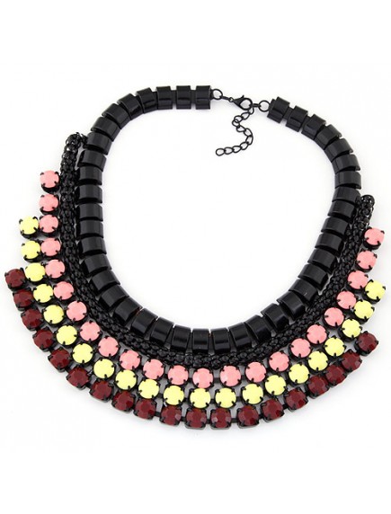 RKL5991 - Aksesoris Kalung Fluorescent Colors Metal