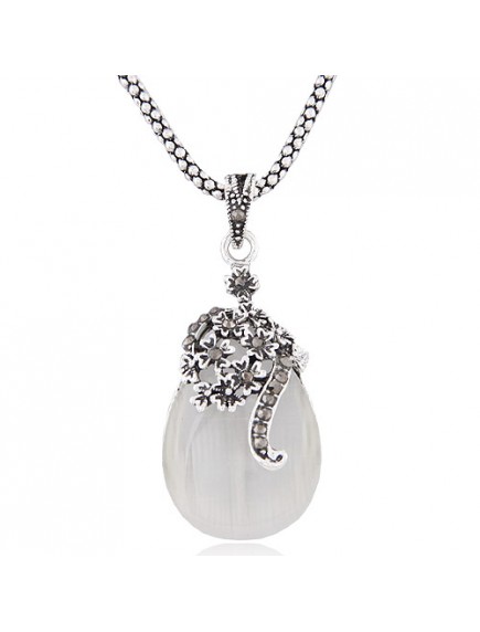 RKL6198 - Aksesoris Kalung Drop Opal