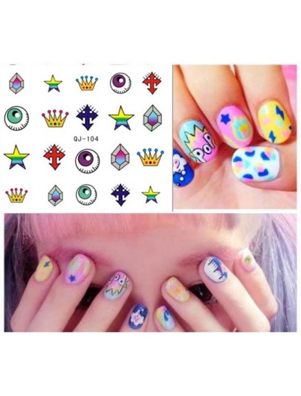 HO3814 - Water Nail Sticker YS-08